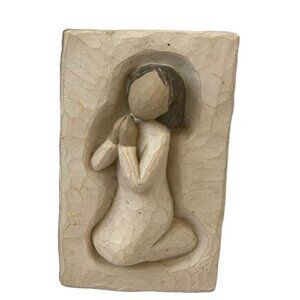 Willow Tree Prayer “Bless and‎ Keep All Safe” Wall Plaque 5"